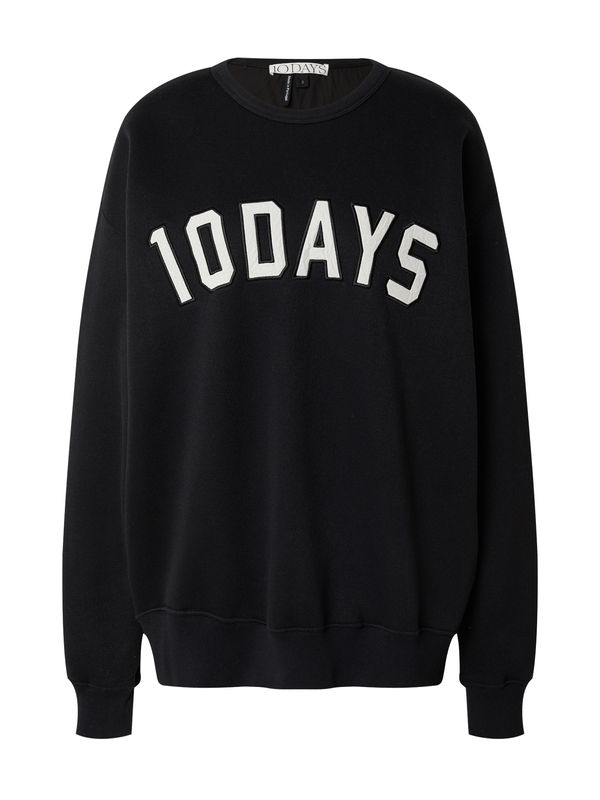 10Days 10Days Sweater majica  crna / bijela
