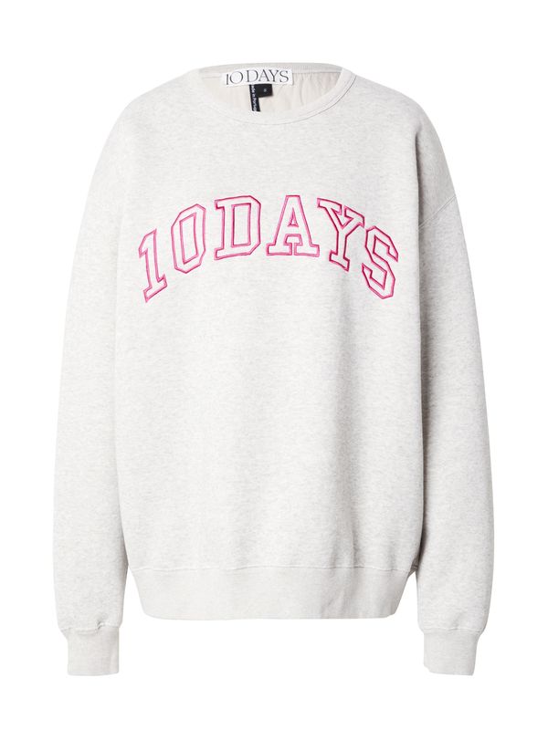 10Days 10Days Sweater majica  svijetlosiva / roza
