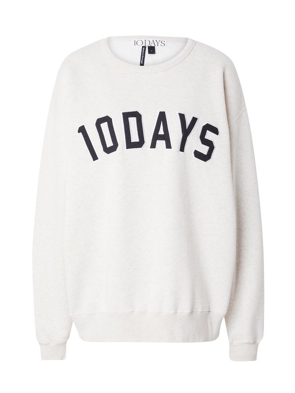 10Days 10Days Sweater majica 'THE STATEMENT'  boja pijeska / crna