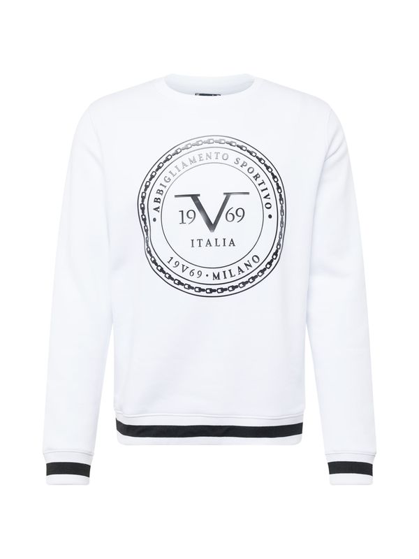 19V69 ITALIA 19V69 ITALIA Sweater majica 'BEN'  crna / prljavo bijela