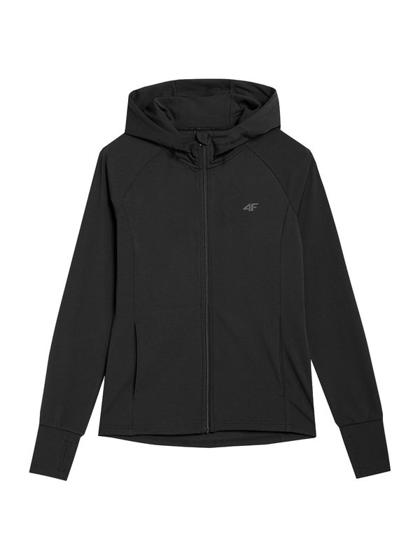 4F 4F Sportska sweater majica  crna
