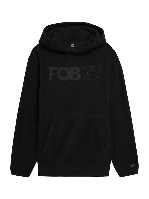 4F 4F Sweater majica  antracit siva / crna