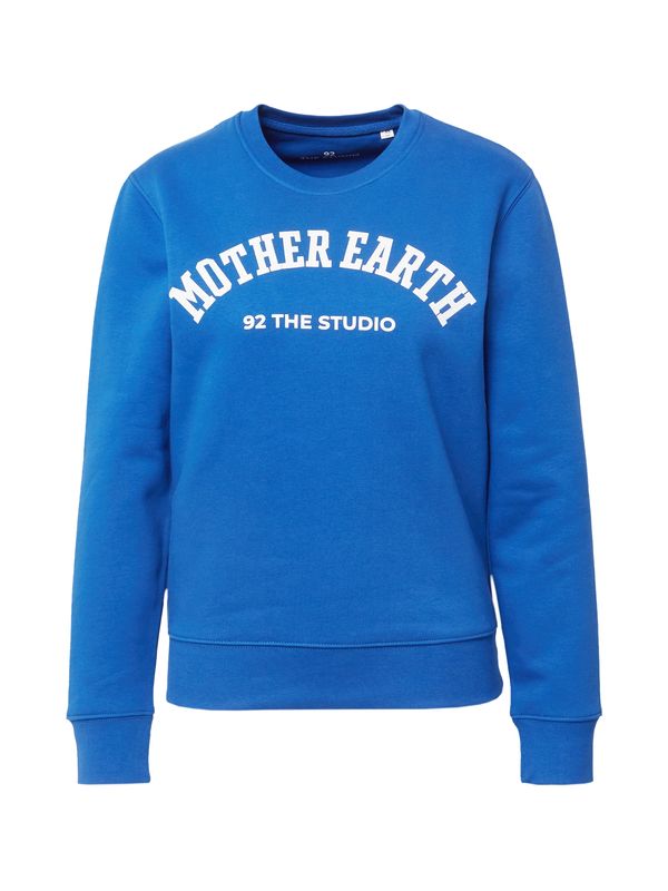 92 The Studio 92 The Studio Sweater majica  nebesko plava / bijela