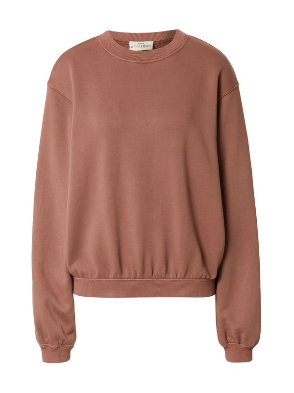 A LOT LESS A LOT LESS Sweater majica 'Haven'  hrđavo smeđa