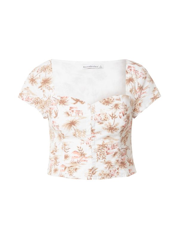 Abercrombie & Fitch Abercrombie & Fitch Bluza  bež / roza / bijela