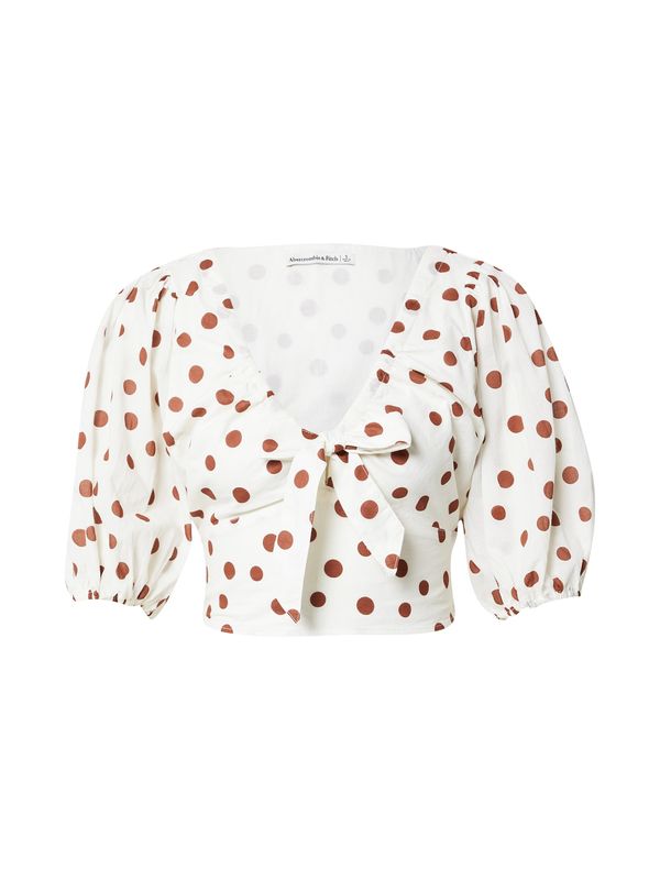 Abercrombie & Fitch Abercrombie & Fitch Bluza  karamela / prljavo bijela