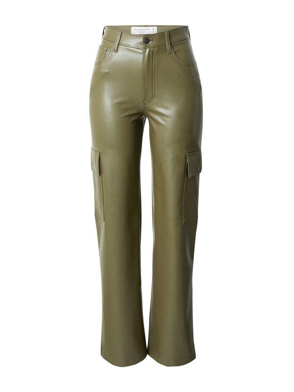Abercrombie & Fitch Abercrombie & Fitch Cargo hlače 'CURVE LOVE'  zelena