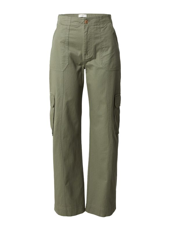 Abercrombie & Fitch Abercrombie & Fitch Cargo hlače  zelena