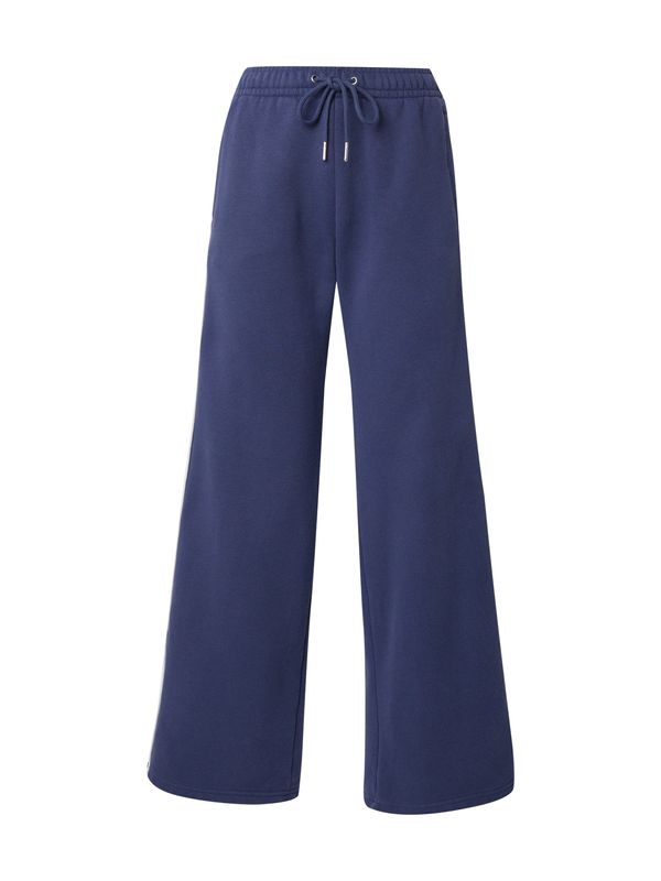 Abercrombie & Fitch Abercrombie & Fitch Hlače 'ESSENTIAL'  mornarsko plava / bijela