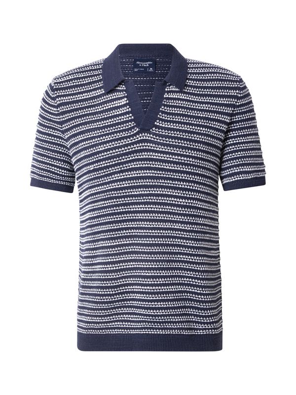 Abercrombie & Fitch Abercrombie & Fitch Pulover  mornarsko plava / bijela