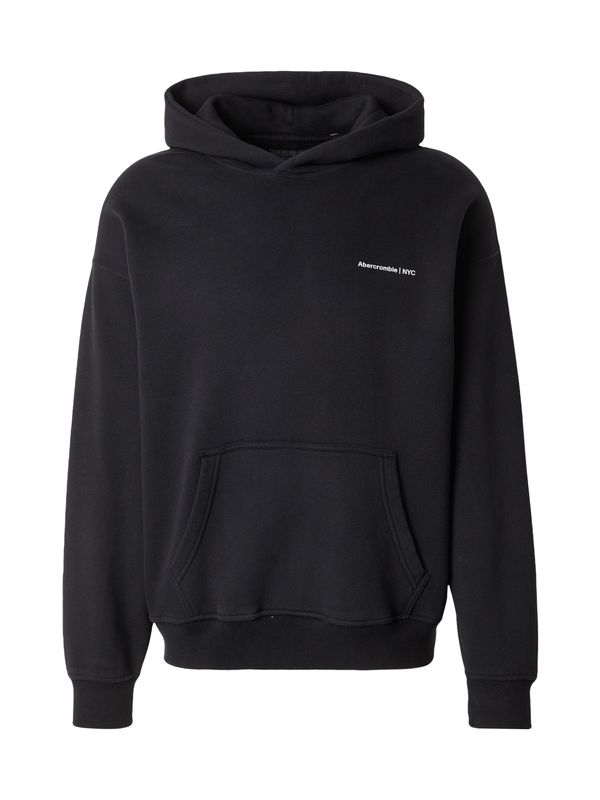 Abercrombie & Fitch Abercrombie & Fitch Sweater majica  crna / bijela