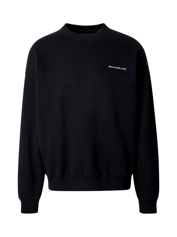 Abercrombie & Fitch Abercrombie & Fitch Sweater majica  crna / bijela