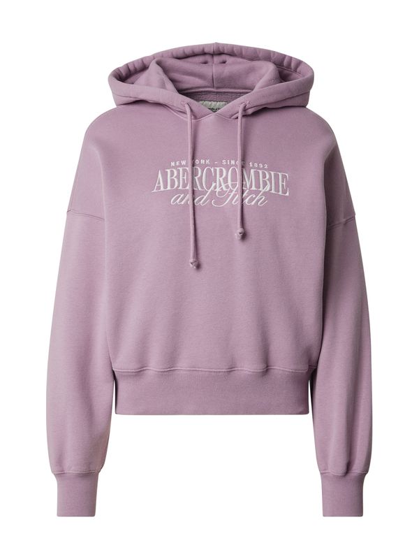 Abercrombie & Fitch Abercrombie & Fitch Sweater majica  ljubičasta / prljavo bijela