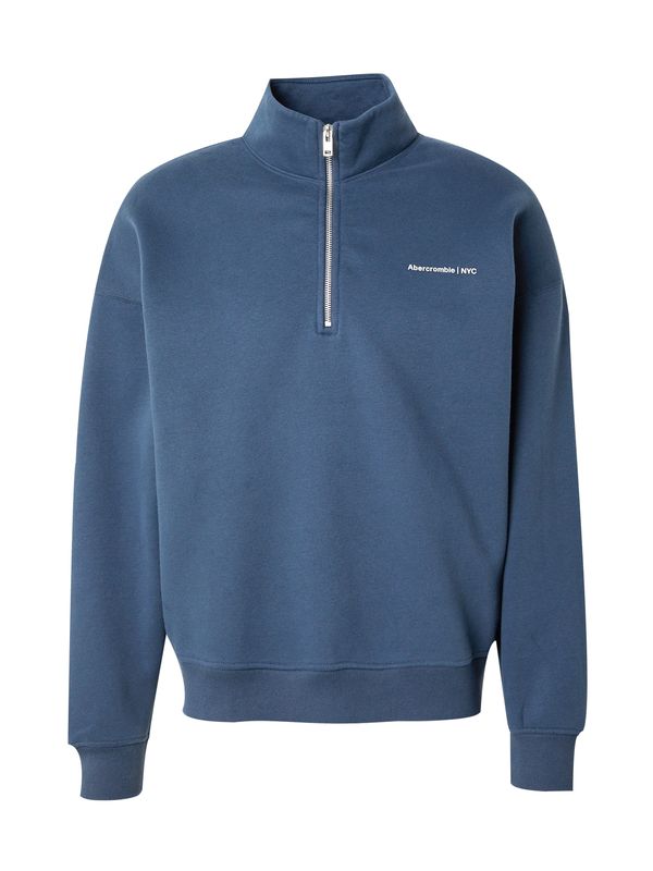 Abercrombie & Fitch Abercrombie & Fitch Sweater majica  morsko plava / bijela