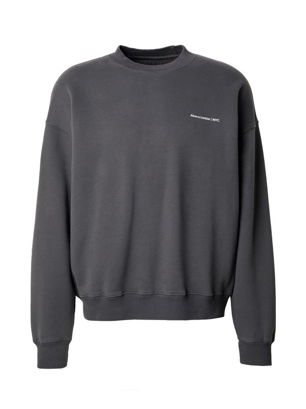 Abercrombie & Fitch Abercrombie & Fitch Sweater majica  siva / bijela