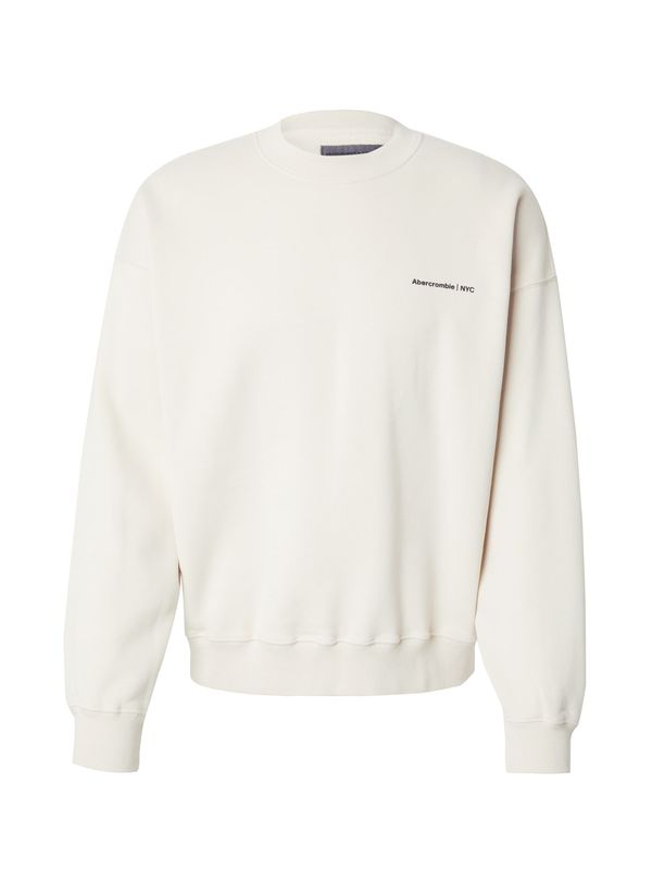 Abercrombie & Fitch Abercrombie & Fitch Sweater majica  svijetlobež / crna