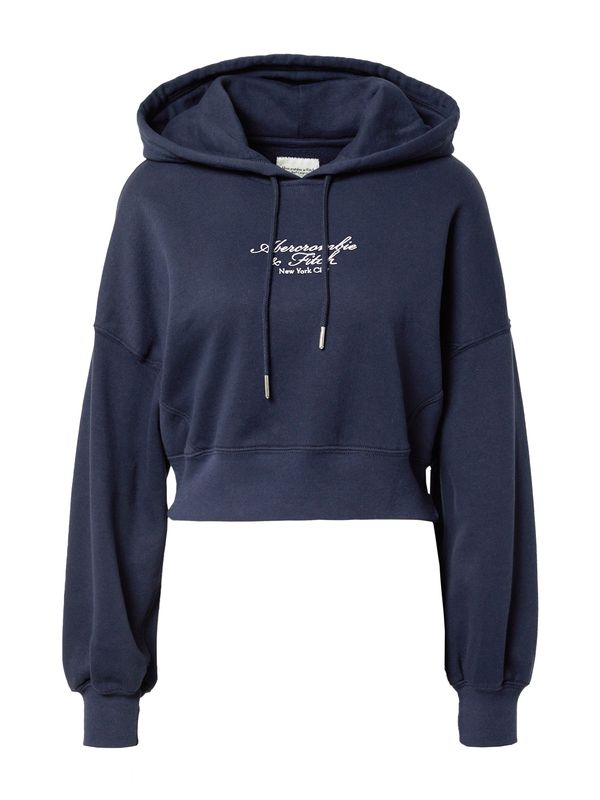 Abercrombie & Fitch Abercrombie & Fitch Sweater majica  tamno plava / bijela