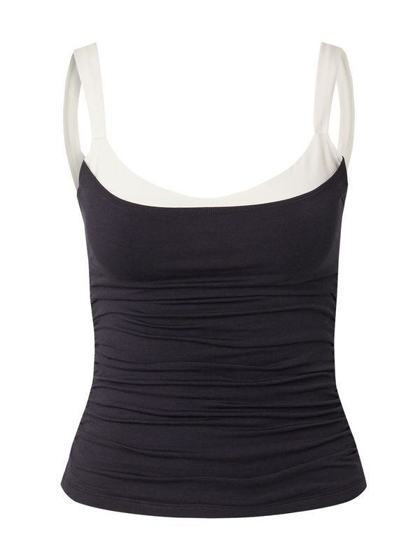 Abercrombie & Fitch Abercrombie & Fitch Top  crna / bijela
