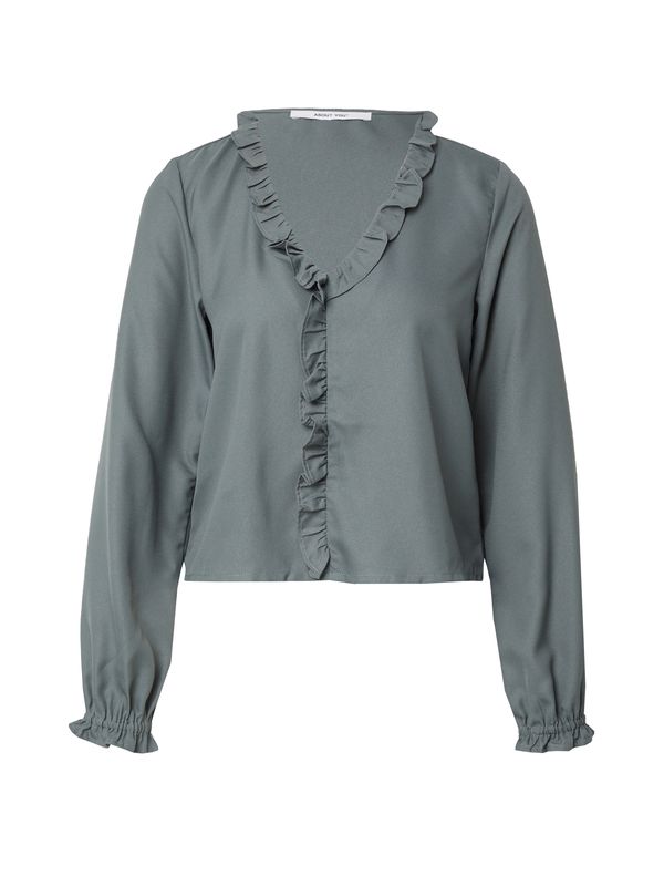 ABOUT YOU ABOUT YOU Bluza 'Dahlia'  tamno zelena