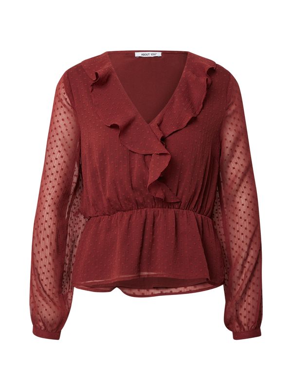 ABOUT YOU ABOUT YOU Bluza 'Enie'  hrđavo crvena