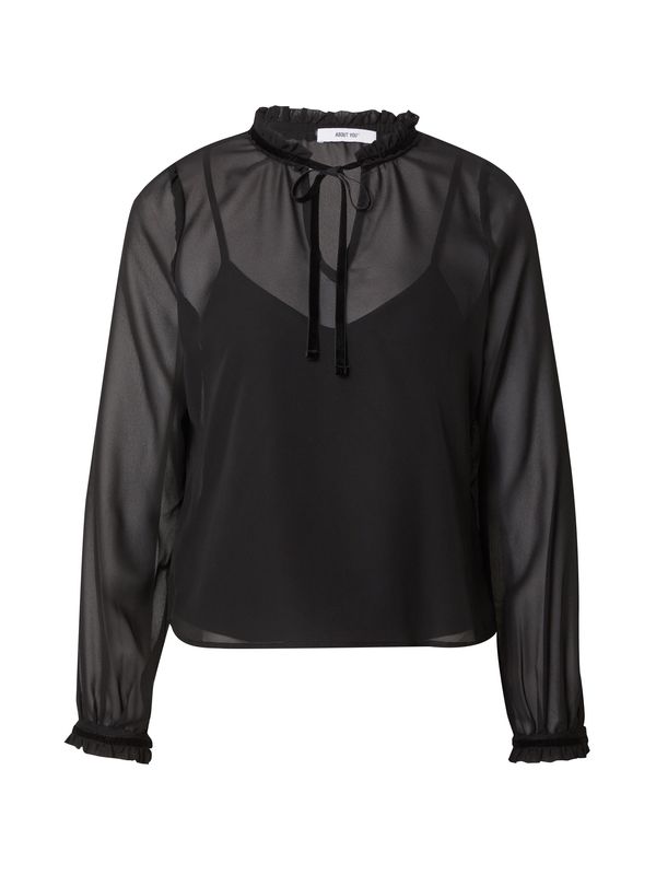 ABOUT YOU ABOUT YOU Bluza 'Perle'  crna