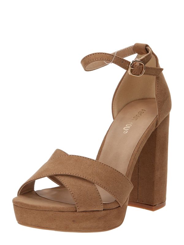 ABOUT YOU ABOUT YOU Cipele s potpeticom 'Carina'  smeđa