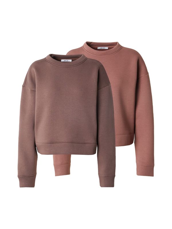 ABOUT YOU ABOUT YOU Sweater majica 'Daniela'  smeđa / prljavo roza