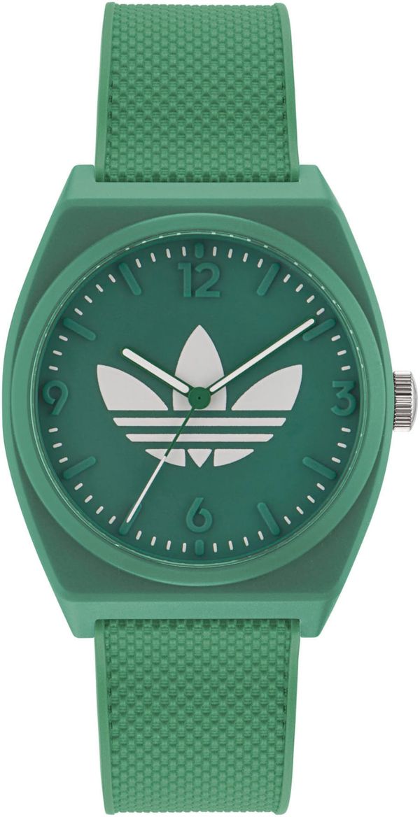 ADIDAS ORIGINALS ADIDAS ORIGINALS Analogni sat 'PROJECT TWO'  smaragdno zelena / bijela