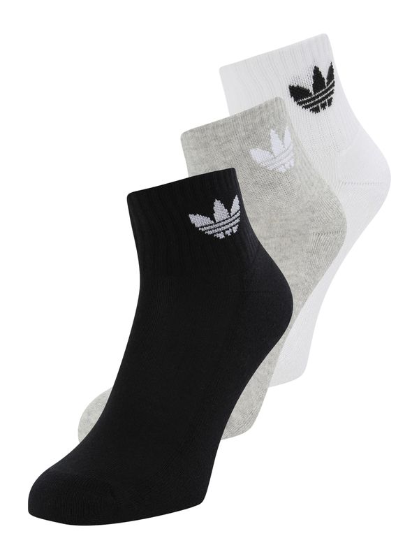 ADIDAS ORIGINALS ADIDAS ORIGINALS Čarape  siva melange / crna / bijela