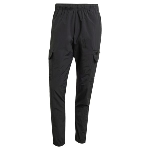 ADIDAS ORIGINALS ADIDAS ORIGINALS Cargo hlače 'Trefoil Essentials'  crna / bijela