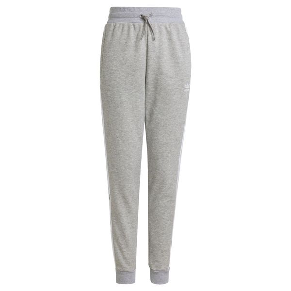 ADIDAS ORIGINALS ADIDAS ORIGINALS Hlače 'Trefoil'  siva melange / bijela