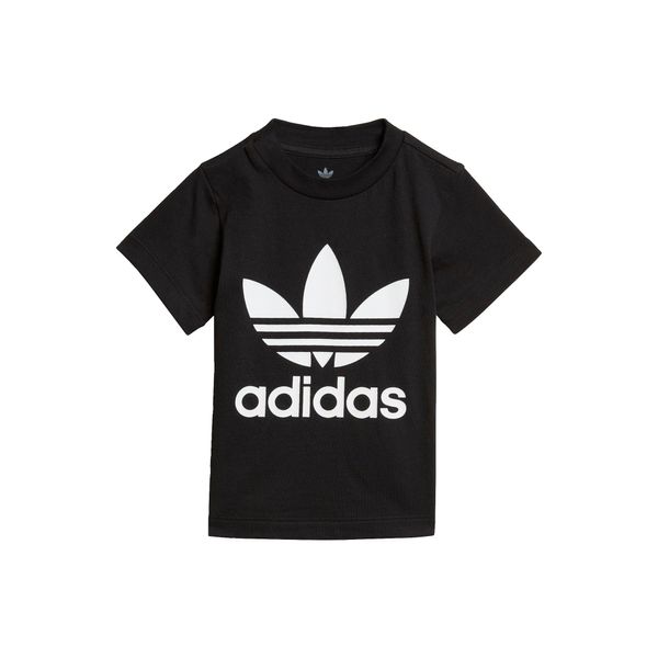 ADIDAS ORIGINALS ADIDAS ORIGINALS Majica 'Trefoil'  crna / bijela