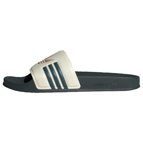 ADIDAS ORIGINALS ADIDAS ORIGINALS Natikače s potpeticom 'Adilette'  boja devine dlake (camel) / tamno zelena / bijela