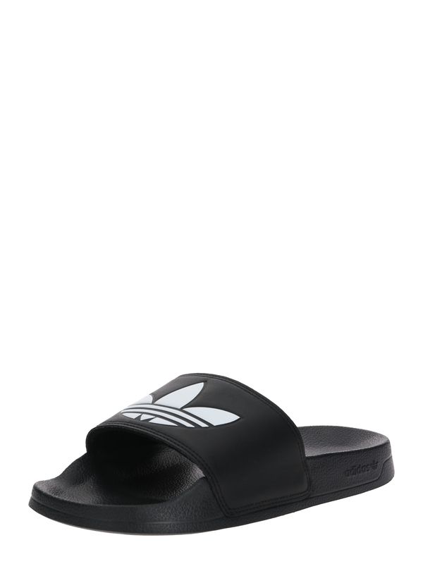 ADIDAS ORIGINALS ADIDAS ORIGINALS Natikače s potpeticom 'Adilette Lite'  crna / bijela