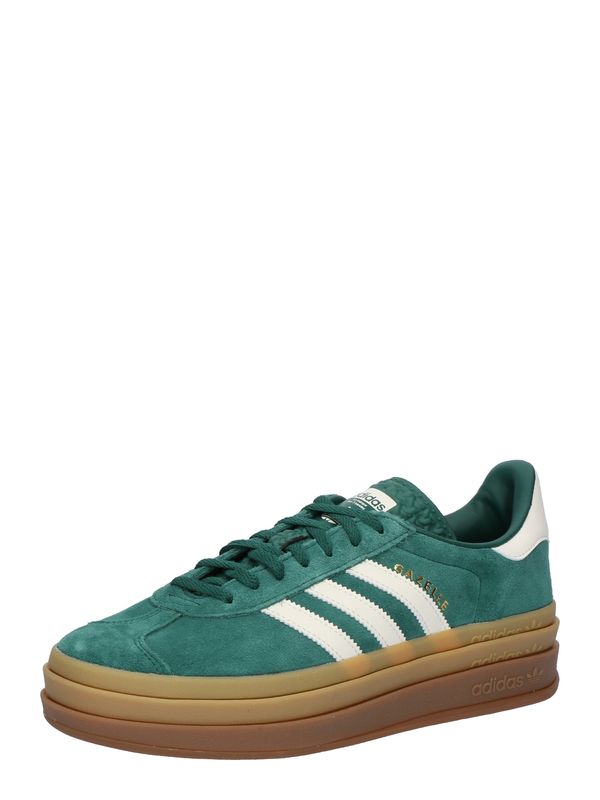 ADIDAS ORIGINALS ADIDAS ORIGINALS Niske tenisice 'GAZELLE BOLD'  zlatna / smaragdno zelena / bijela