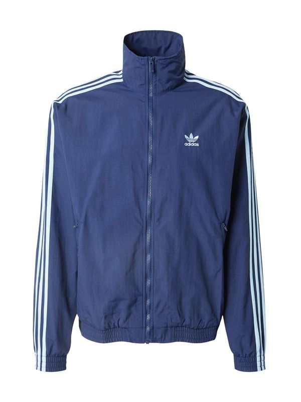 ADIDAS ORIGINALS ADIDAS ORIGINALS Prijelazna jakna 'Adicolor Fbird'  indigo / bijela