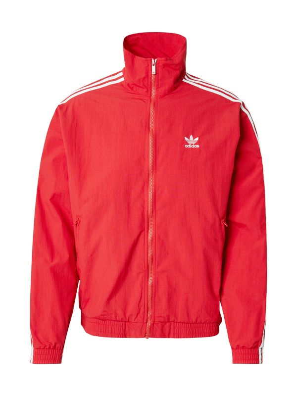 ADIDAS ORIGINALS ADIDAS ORIGINALS Prijelazna jakna  crvena / bijela
