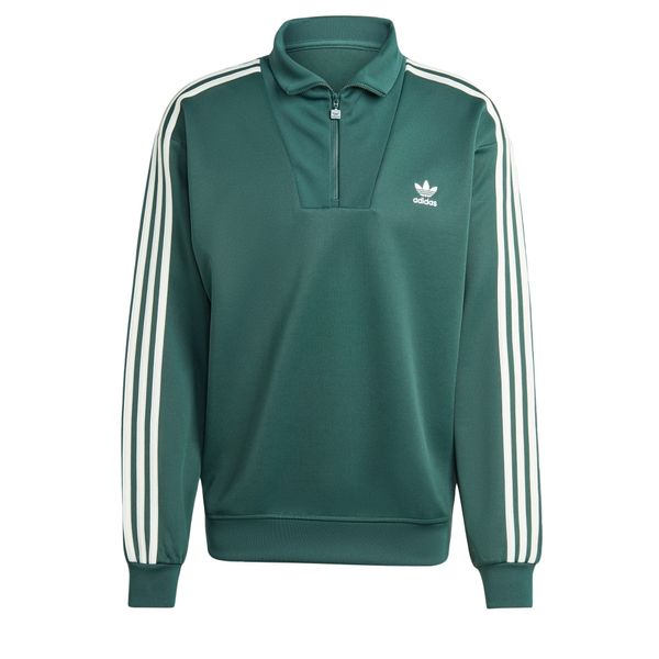 ADIDAS ORIGINALS ADIDAS ORIGINALS Sweater majica 'Adicolor'  smaragdno zelena / bijela
