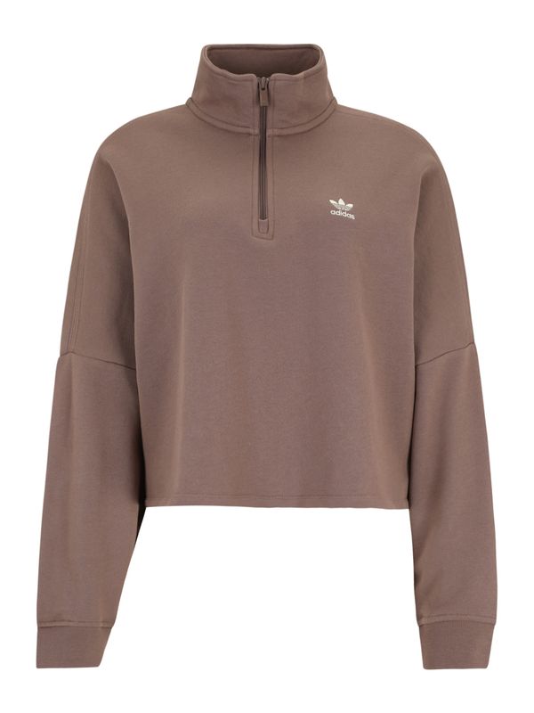 ADIDAS ORIGINALS ADIDAS ORIGINALS Sweater majica 'ESS'  smeđa / bijela