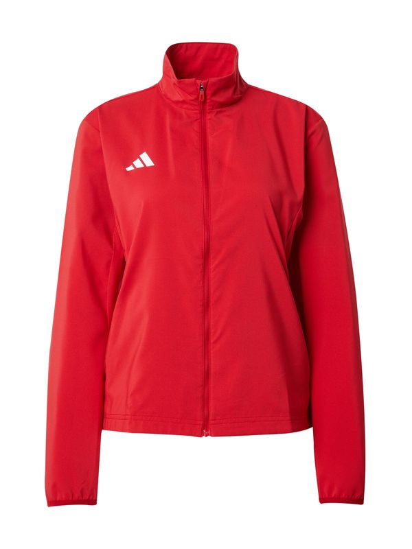 ADIDAS PERFORMANCE ADIDAS PERFORMANCE Sportska jakna 'Adizero'  krvavo crvena / bijela