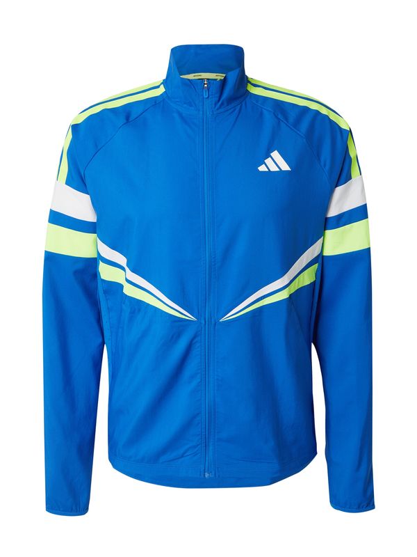 ADIDAS PERFORMANCE ADIDAS PERFORMANCE Sportska jakna 'ADIZERO RETRO'  nebesko plava / limeta / bijela