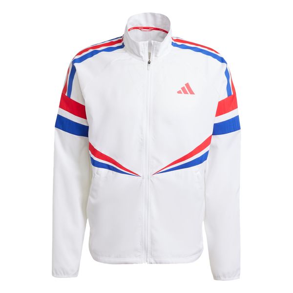 ADIDAS PERFORMANCE ADIDAS PERFORMANCE Sportska jakna 'Adizero Retro'  plava / crvena / bijela
