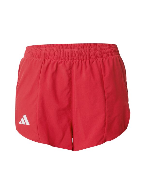 ADIDAS PERFORMANCE ADIDAS PERFORMANCE Sportske hlače 'Adizero Essentials'  crvena / bijela