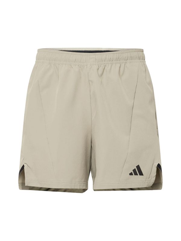 ADIDAS PERFORMANCE ADIDAS PERFORMANCE Sportske hlače 'Designed For Training'  bež siva / crna