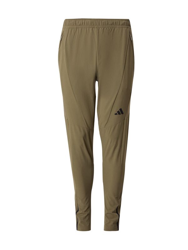 ADIDAS PERFORMANCE ADIDAS PERFORMANCE Sportske hlače 'Designed for Training'  maslinasta / crna