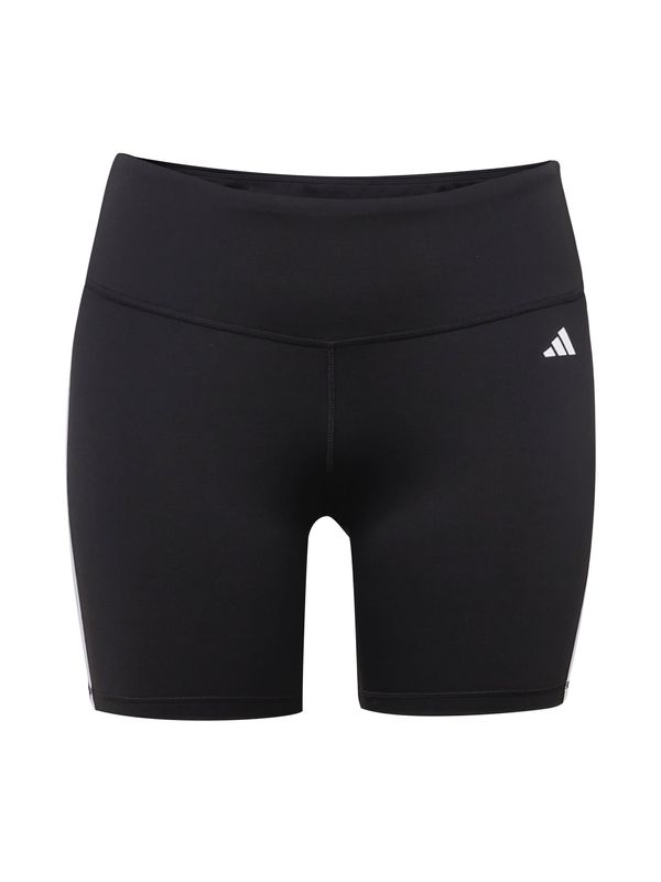 ADIDAS PERFORMANCE ADIDAS PERFORMANCE Sportske hlače 'Essentials 3-Stripes High-Waisted '  crna / bijela