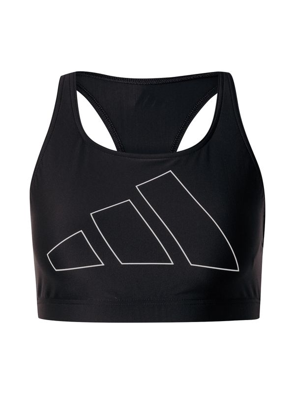 ADIDAS PERFORMANCE ADIDAS PERFORMANCE Sportski bikini gornji dio 'Big Bars'  crna / bijela