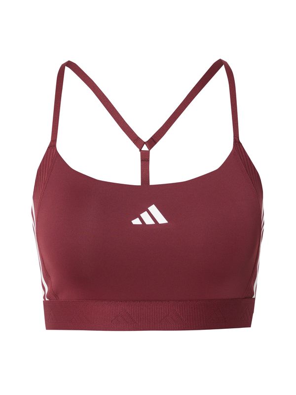 ADIDAS PERFORMANCE ADIDAS PERFORMANCE Sportski grudnjak 'HYGLM'  karmin crvena / bijela
