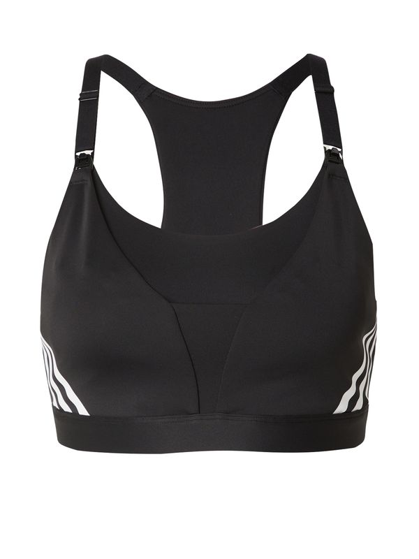 ADIDAS PERFORMANCE ADIDAS PERFORMANCE Sportski grudnjak 'Powerimpact Luxe'  crna / bijela