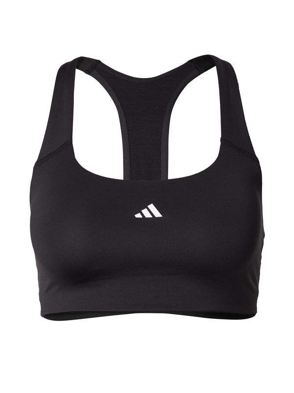 ADIDAS PERFORMANCE ADIDAS PERFORMANCE Sportski grudnjak 'Powerimpact Training Medium-support'  crna / prljavo bijela